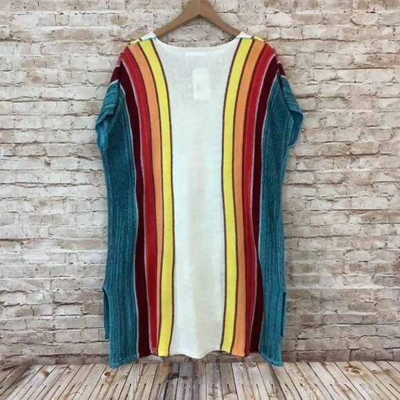 NWT Blakeley Rebel Rose Rainbow Coverup One Size - Picture 2 of 5